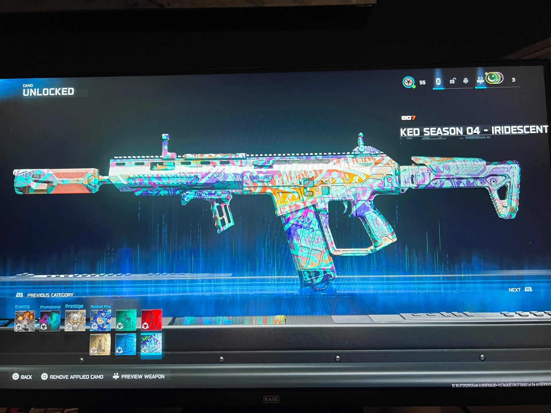 Ranked Ready WZ Iri Account